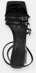 Souliers Martinez сандали обувки със скосена платформа кожени EDEN (EDEN.BLACK)