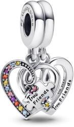PANDORA Moments 792239C01 Összeillő szívek páros barátság függő charm (Ag 925/1000, 4 g)