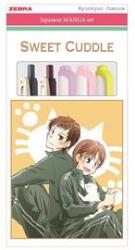 Zebra Írószer készlet, Manga Set, Sweet cuddle, 5 darabos (ZEBRA_64481) (ZEBRA_64481)