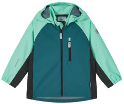 Reima Temppu Dark Teal gyerek softshell kabát Gyerek 104 / zöld/szürke