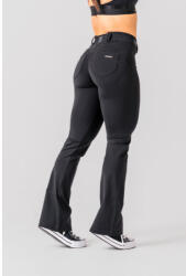 Nebbia Bubble Butt Flared Pants 2.0 POWER LIFT 308 negru, S