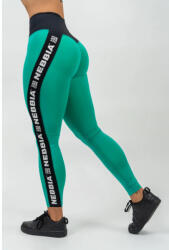 Nebbia High Waisted Side Stripe Leggings ICONIC 209 verde, S