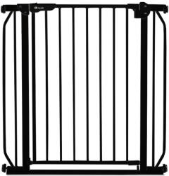 Lionelo ajtórács fém Truus 75-105 cm fekete-onyx - babamarket