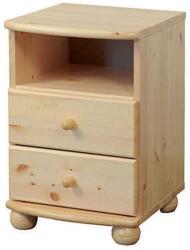 Etsberger Claudia Borosi Fenyő Éjjeliszekrény - 2 Fiókos