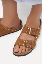 Birkenstock чехли обувки с равна подметка дамски велурени