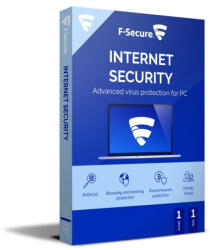 F-Secure Internet Security 5 eszközre 2 évre (f-secure-internet-security-5pc-2ev)
