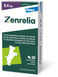 Elanco ZENRELIA, Supliment destinat cainilor predispusi la reactii alergice cutanate, 6.4 mg - 30 tablete