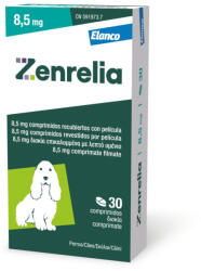 Elanco ZENRELIA, Supliment destinat cainilor predispusi la reactii alergice cutanate, 8.5 mg - 30 tablete