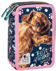 DERFORM Penar echipat cu 3 fermoare Derform Cleo&Frank 44, Motiv best friend (Dog) (PWTCF44) Penar