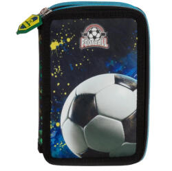 DERFORM Penar echipat cu 2 fermoare Derform PWDPI20, Motiv Football (PWDPI20) Penar