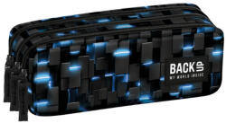DERFORM Penar etui cu 3 fermoare Derform BackUP 7 - G44, Motiv Bytewave (PB7G44) Penar