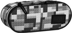 DERFORM Penar etui cu 1 fermoar si o clapa interioara Derform BackUP P1ADF38, Motiv Pixel Blocks (P1ADF38) Penar