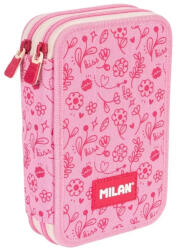 MILAN Penar echipat cu 2 fermoare Milan 081264FLCP, Motiv Kiss (Pink) (081264FLCP) Penar