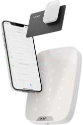 Ajax Keypad Plus WH fehér proxy olvasós vezetéknélküli kezelő (KEYPAD-PLUS-WHITE)
