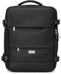 Camry Rucsac Carry On Backpack 40x20x30 cm, 24L Business & Travel Backpack, 3 Compartments, 11 Pockets, Fits 17 Laptop (CR 6880 black) - vexio