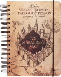 Erik Caiet Erik Movies: Harry Potter - The Marauder's Map, cu o spirală , format A5 (CTFBA50034)