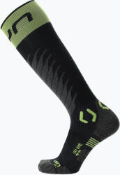 UYN Мъжки скиорски чорапи UYN Ski One Merino black/lime