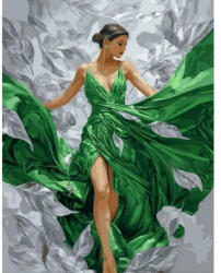 MagicArt Kit de pictură după numere MagicArt - Zeița de Smarald, 50 x 40 cm (JX1378)