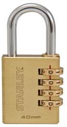 Stanley S742-053 számkombinációs rézlakat, 40mm (S742-053)