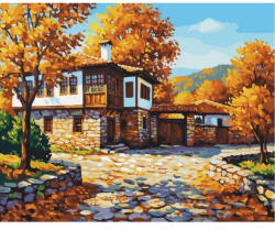 MagicArt Kit de pictură după numere MagicArt - Toamna bulgărească (drepturi de autor), 40 x 50 cm (GX48793)
