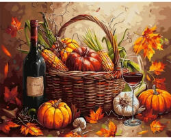 MagicArt Kit de pictură după numere MagicArt - Recolta de Aur, 40 x 50 cm (GX48790)