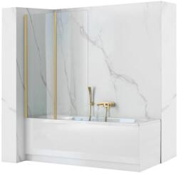 Rea AGAT2 100x140 cm kádparaván, szálcsiszolt arany REA-K9777 (REA-K9777)