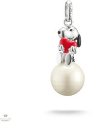 Thomas Sabo Sterling Silver Thomas Sabo Peanuts Snoopy gyöngy szívvel medál - PE991-664-14