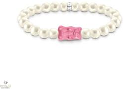 THOMAS SABO x HARIBO rózsaszín gumimaci gyöngy karkötő 15 cm - A2154-082-9-L15