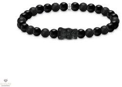 THOMAS SABO x HARIBO fekete gumimaci obsidián karkötő 21 cm - A2204-017-11-L21