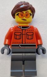 LEGO® Minifigurină LEGO City Membru Garaj Formula1(femeie)cty1841 (cty1841)