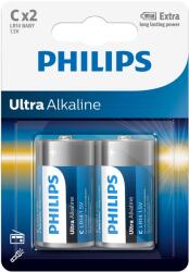 Philips LR14E2B/10 Ultra alkáli C 2 elem, buborékfólia (LR14E2B/10)