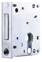  Zár 1510404 Reteszzár bevéső előlap nélkül 45mm cilinderes TITÁN 777/8 (1510404)