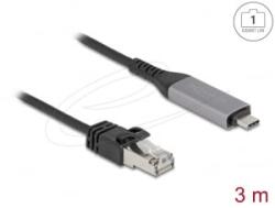 Delock USB LAN kábel USB-C - RJ45 Gigabit Ethernet 3m (60761) (60761)