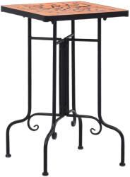 vidaXL Terrakotta Kerámia Mozaik Kisasztal