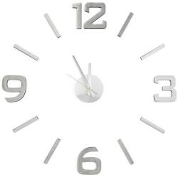 G21 öntapadós falióra, Classic Style, 60cm, Ezüst (379650)