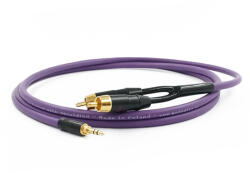 Melodika PURPLE SERIES MDMJ2R - Cablu semnal stereo 3.5mm Jack M și 2xRCA M - 0, 5m (MLD-PU-35M-2RCAM-PU-05)