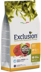Exclusion Mediterraneo marhahúsos és rizses kutyatáp kistestű felnőtt kutyáknak, 7 kg