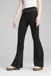 PUMA Puma, Középmagas derekú bootcut fazonú leggings, Fekete, XS (629809-01-XS)