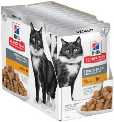 Hill's Hills SP Feline Mature Steril Chicken - 12x85g