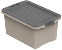 Rotho Eco compact műanyag tároló doboz, 13 L - cappuccino (1776007422PC)