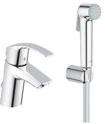 GROHE Eurosmart egykaros mosdócsaptelep zuhanygarnitúrával, S méret, króm (GR-23124002)