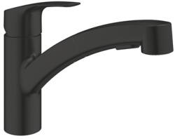 GROHE Eurosmart egykaros mosogatócsaptelep matt fekete (GR-303052431)