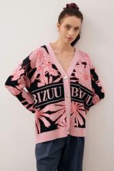 BIZUU cardigan din bumbac HYLES PPY2-SWD09K_30A (HYLES.CZARNY)