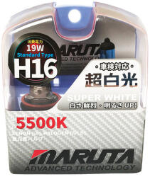 MTEC H16 19W SuperWhite 5500K xenon hatású halogén izzó DUO BOX