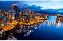 MÉDIA Vászonkép, MÉDIA, Vancouver éjszaka, 105 x 70 cm (TABIMG11544)