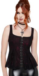 KILLSTAR дамски потник (топ) KILLSTAR - Moonlit March - BLACK/RED - KSRA014327