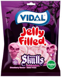Vidal Jelly Filled Skulls töltött koponya gumicukor - 90 g