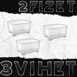 Keter 2-t fizet, 3-t vihet T Box XXL műanyag tárolódoboz 145L AKCIÓS