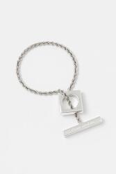 Tom Wood ezüst karkötő Square Rope Bracelet - ezüst 7