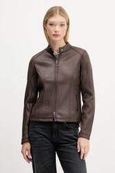 Desigual rövid kabát BASIC - barna XS